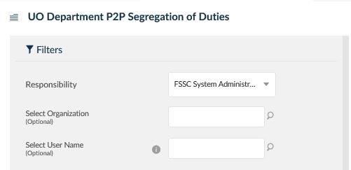 uo department p2p segregation of duties